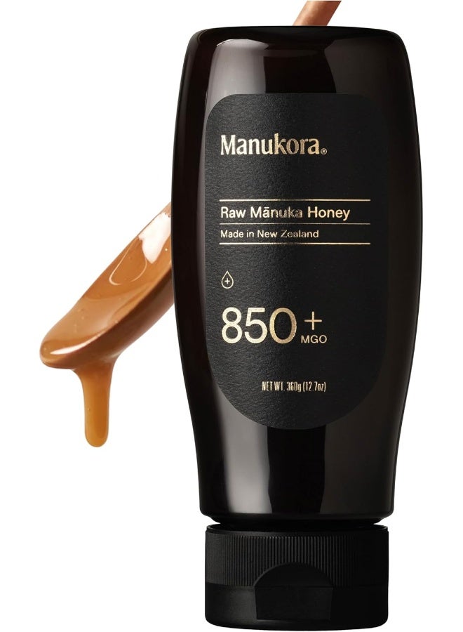 Manukora Raw MÄnuka Honey MGO 850+ 360g - Image 1